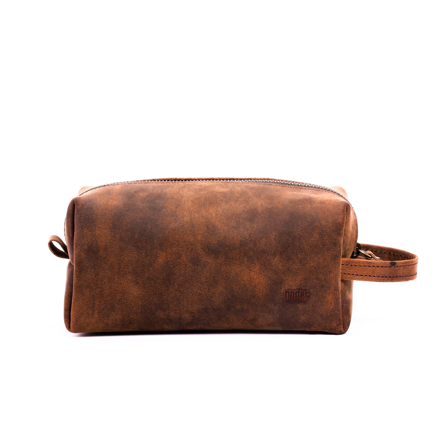 leather pouch in brown color