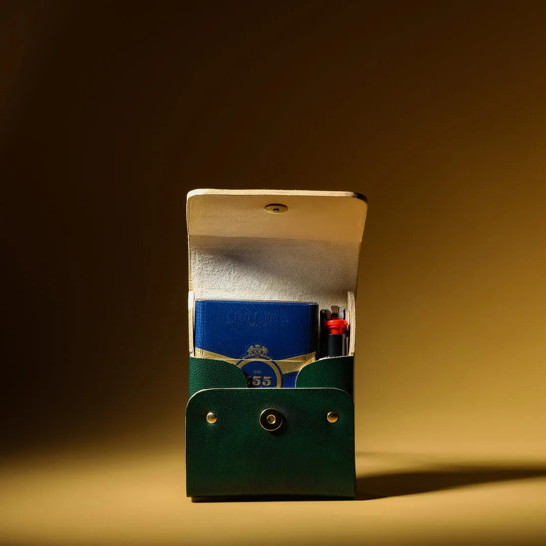 sobo - cigarette case with lighter Emerald Sea