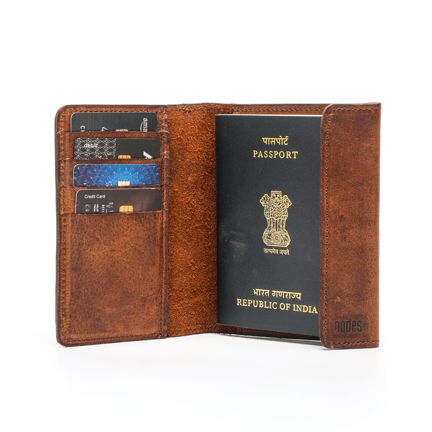 Wanderlust - Leather Passport folio