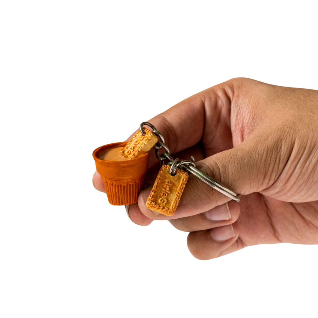 Chai biskut Miniature Keychain