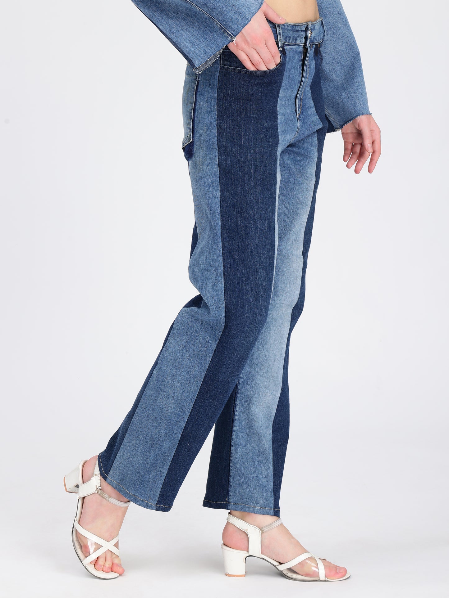 DOUBLE SHADE PANT(BLUE)