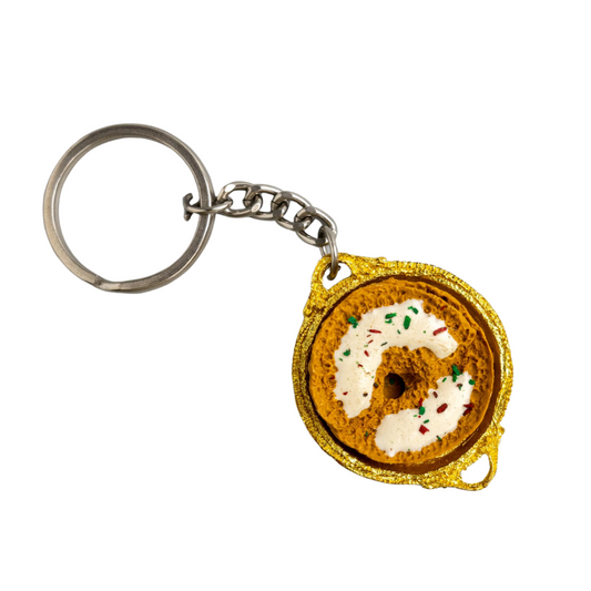 Ghevar miniature Keychain