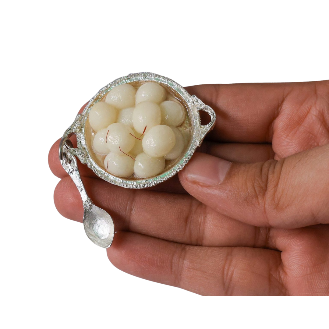 Rasgulla Miniature Fridge Magnet