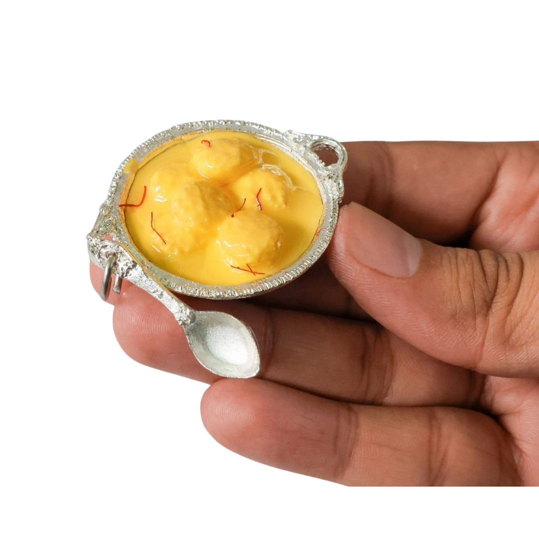 Rasmalai Miniature Fridge Magnet