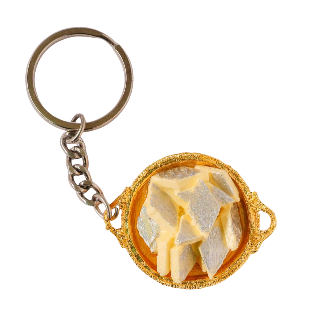 Kaju Katli Keychain