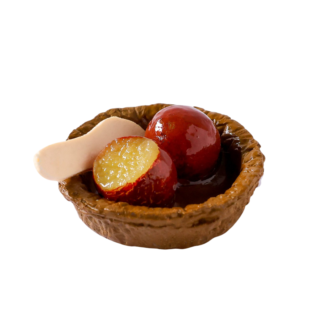 Gulab Jamun Miniature Fridge Magnet