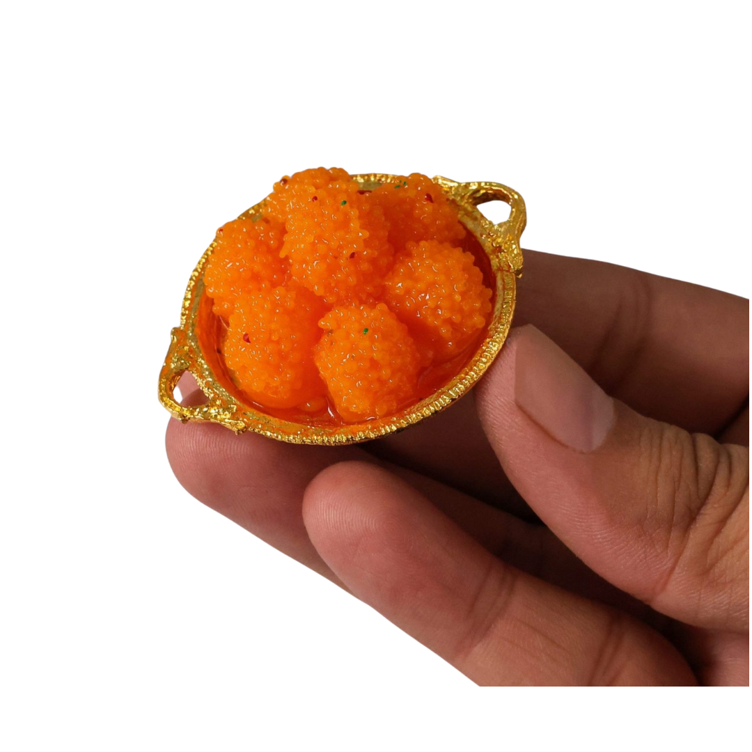 Boondi Laddu Miniature Fridge Magnet