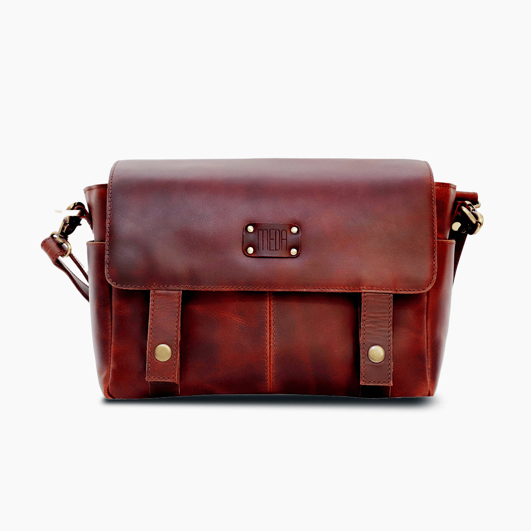 Genuine leather camera bag - Click and Frame