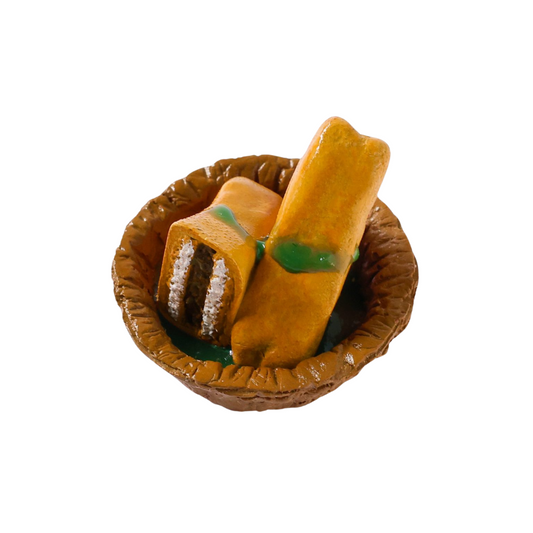 Bread Pakora Miniature Fridge Magnet