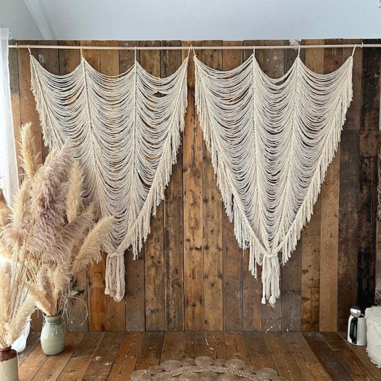 MacraDream Drapery - Macramé Door Curtain