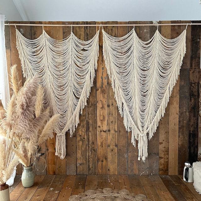 MacraDream Drapery - Macramé Door Curtain