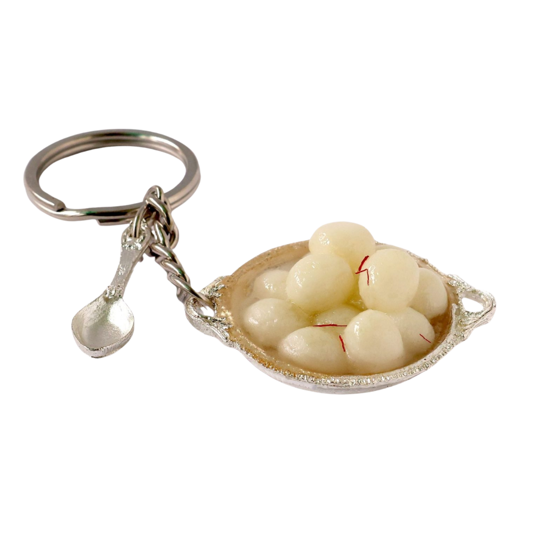 Rasgulla Miniature Keychain