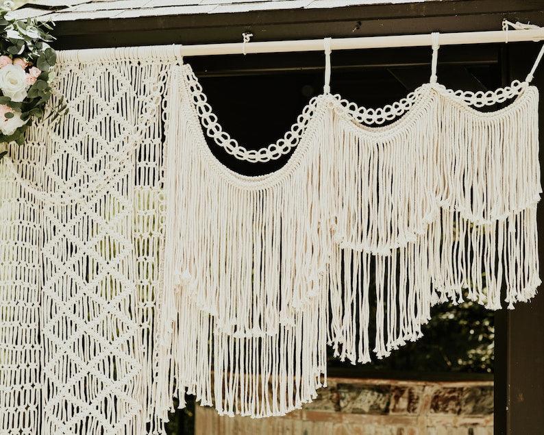 Cuddly Cloud Knots - Macrame Wedding Backdrop