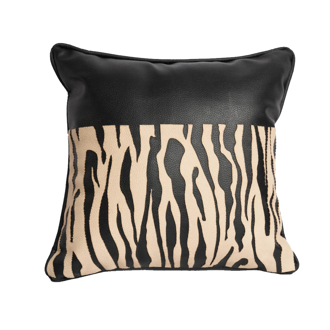 Upcycled And Handcrafted Cushions - Zebra Print