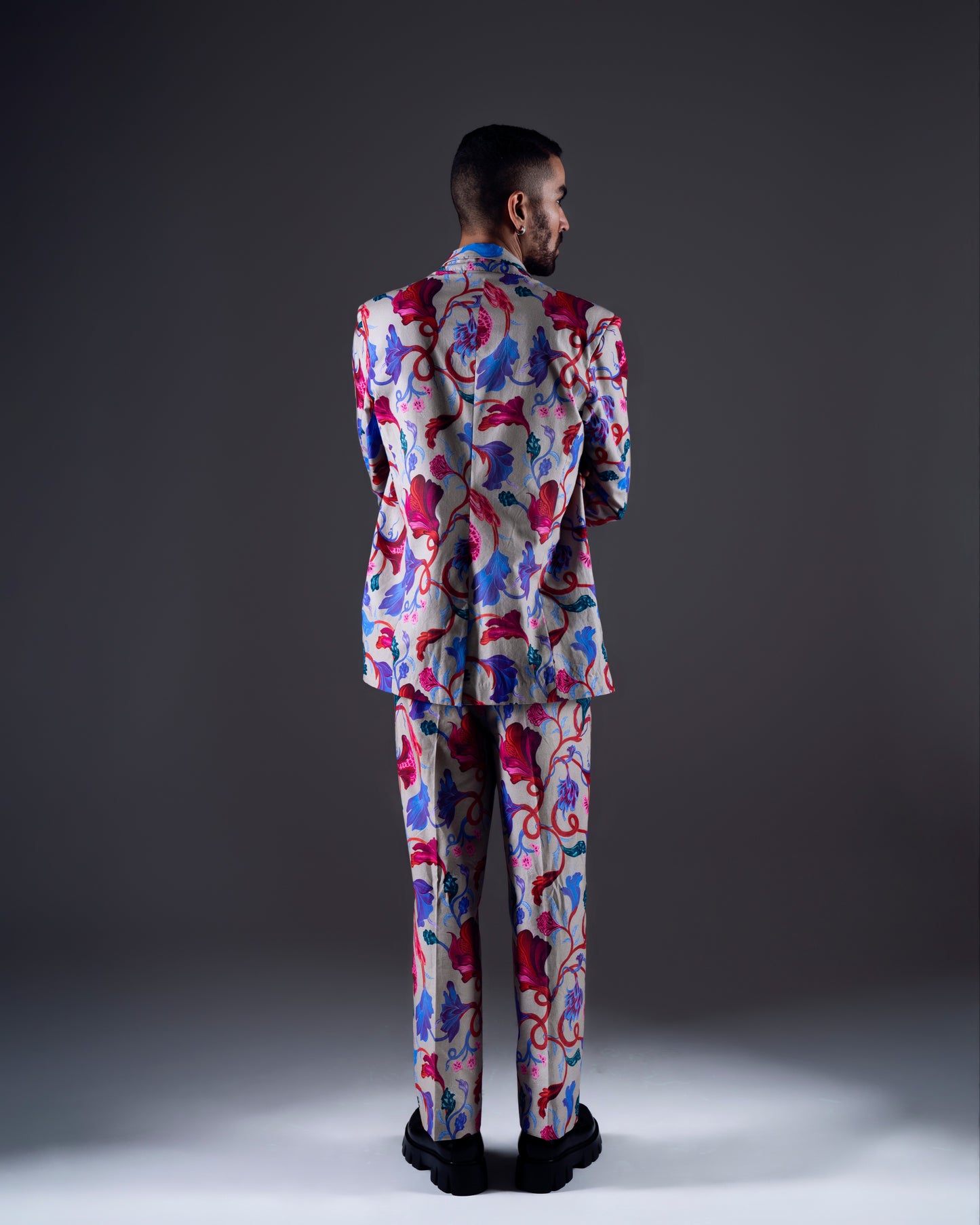 FLOWERS OF THE NIGHT BLAZER PANTS