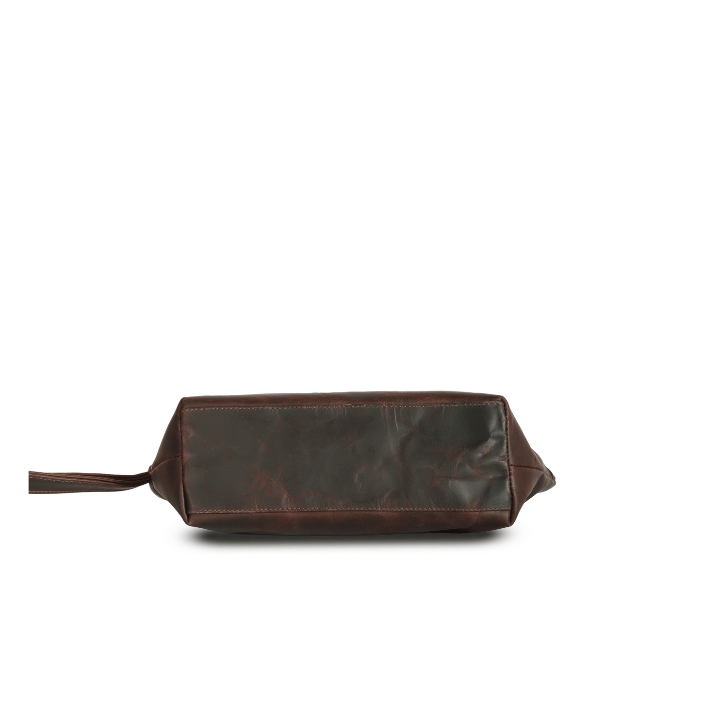Carry Adventure Genuine Leather Makeup Pouch Muddy Brown