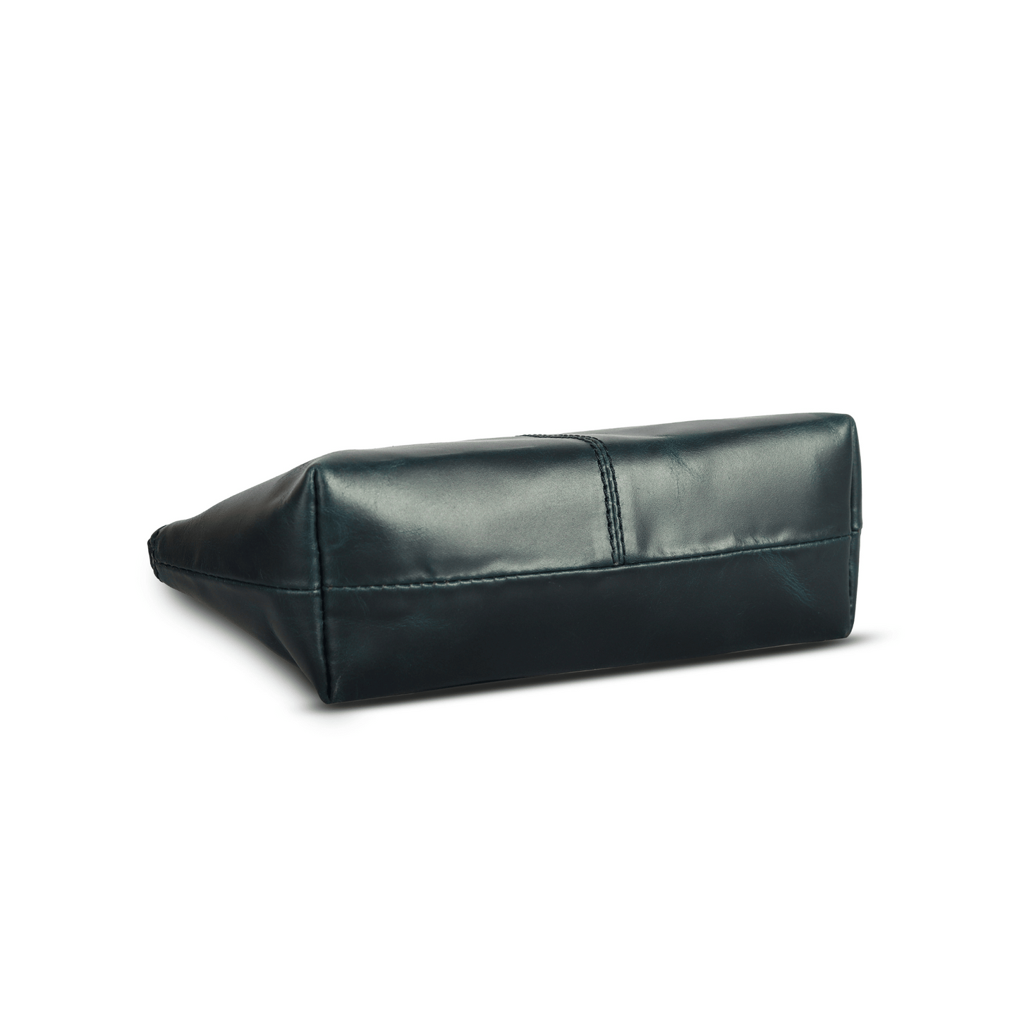 Roamready Genuine Leather Makeup Pouch Midnight Blue