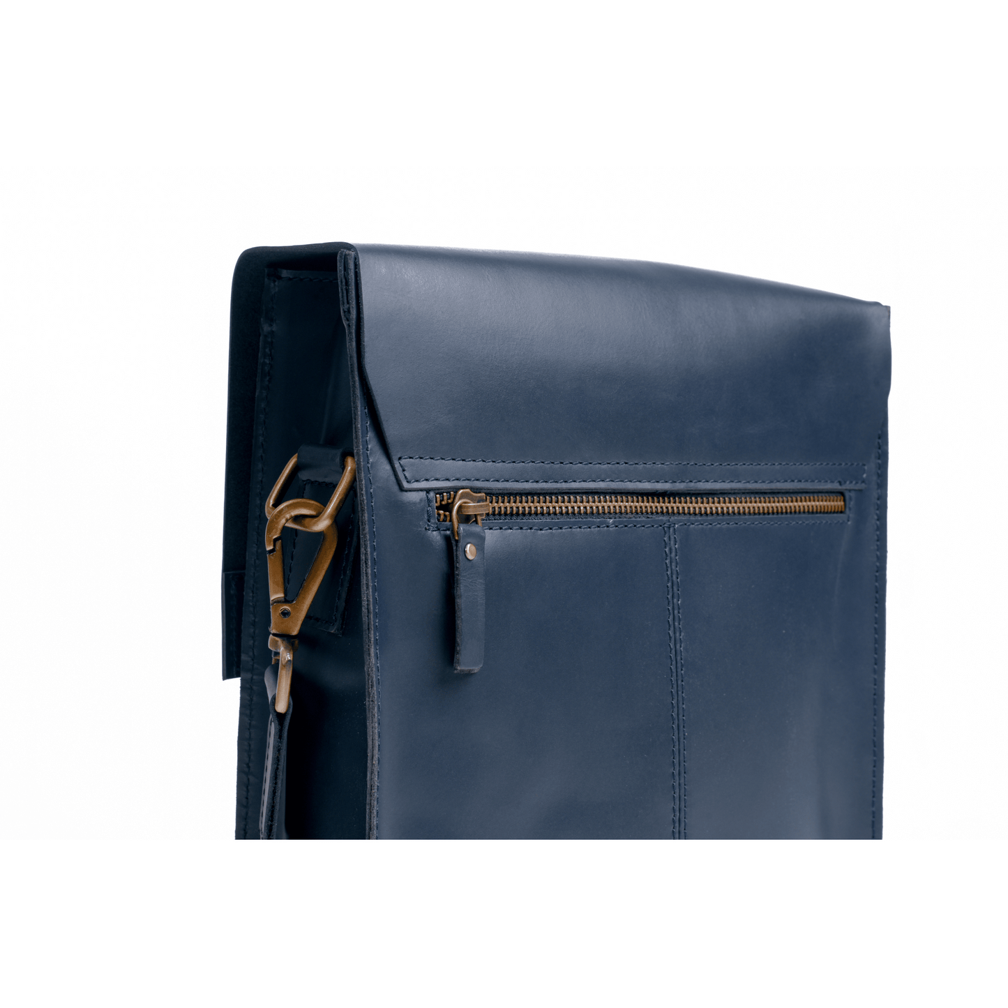 Classic Crosssover Genuine Leather Cross Body Bag Midnight Blue