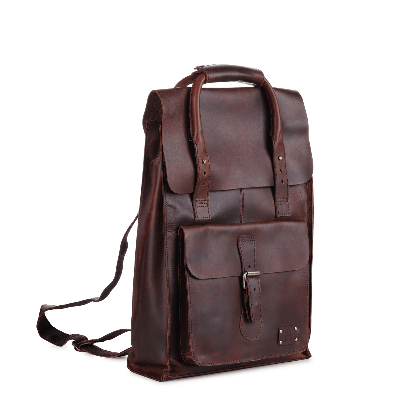 Timeless Genuine Leather Backpack Sepia Wine