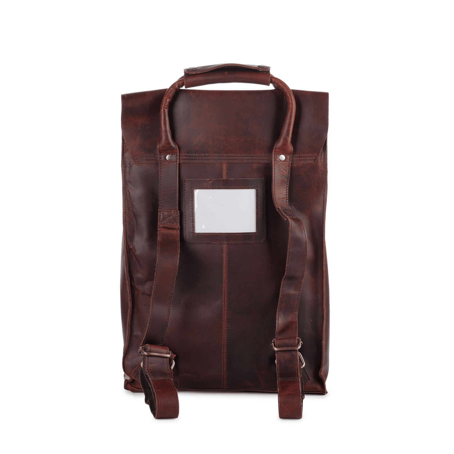 Timeless Genuine Leather Backpack Sepia Wine