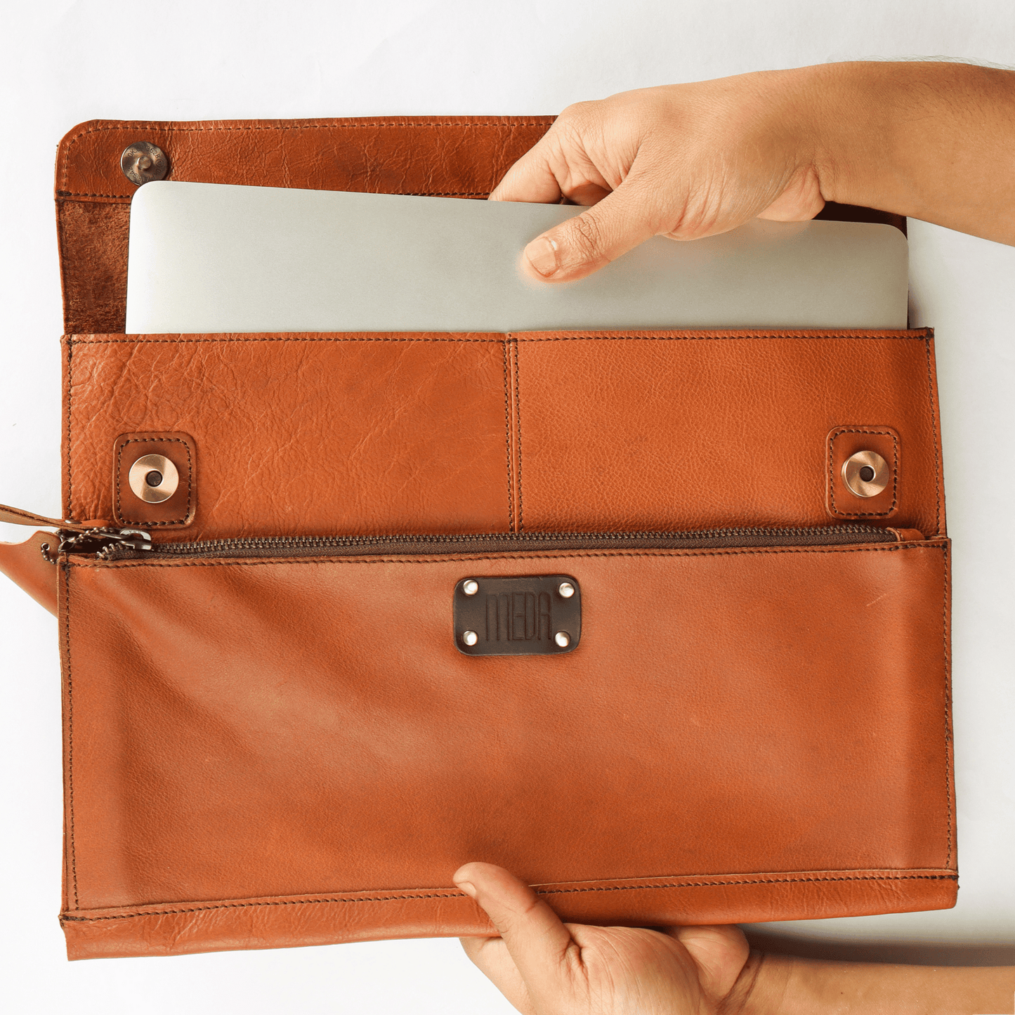 Compact Macbook Sleeve Tan Touch