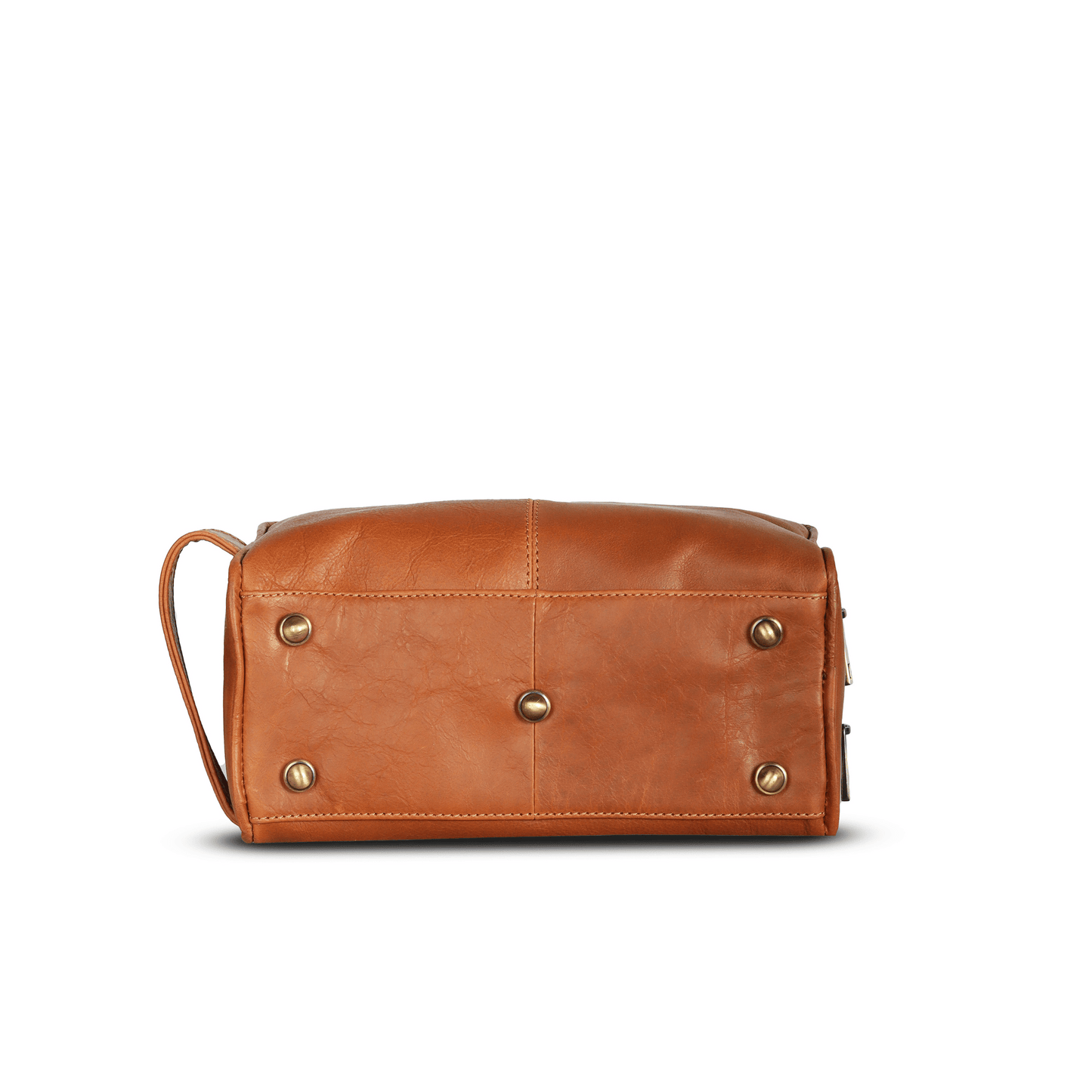 Travel Refresh Genuine Leather Tolietry Bag Tan Touch