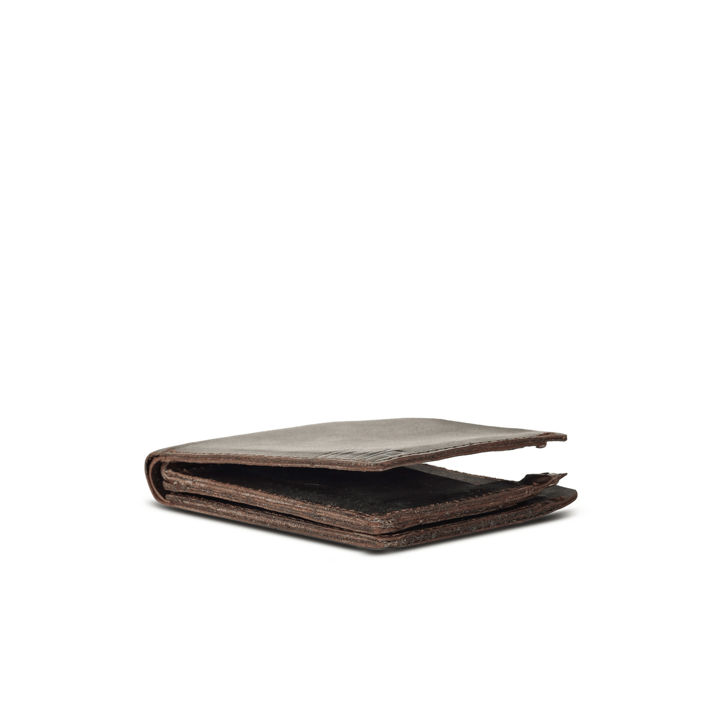 Mini Glam Leather Wallet Muddy Brown