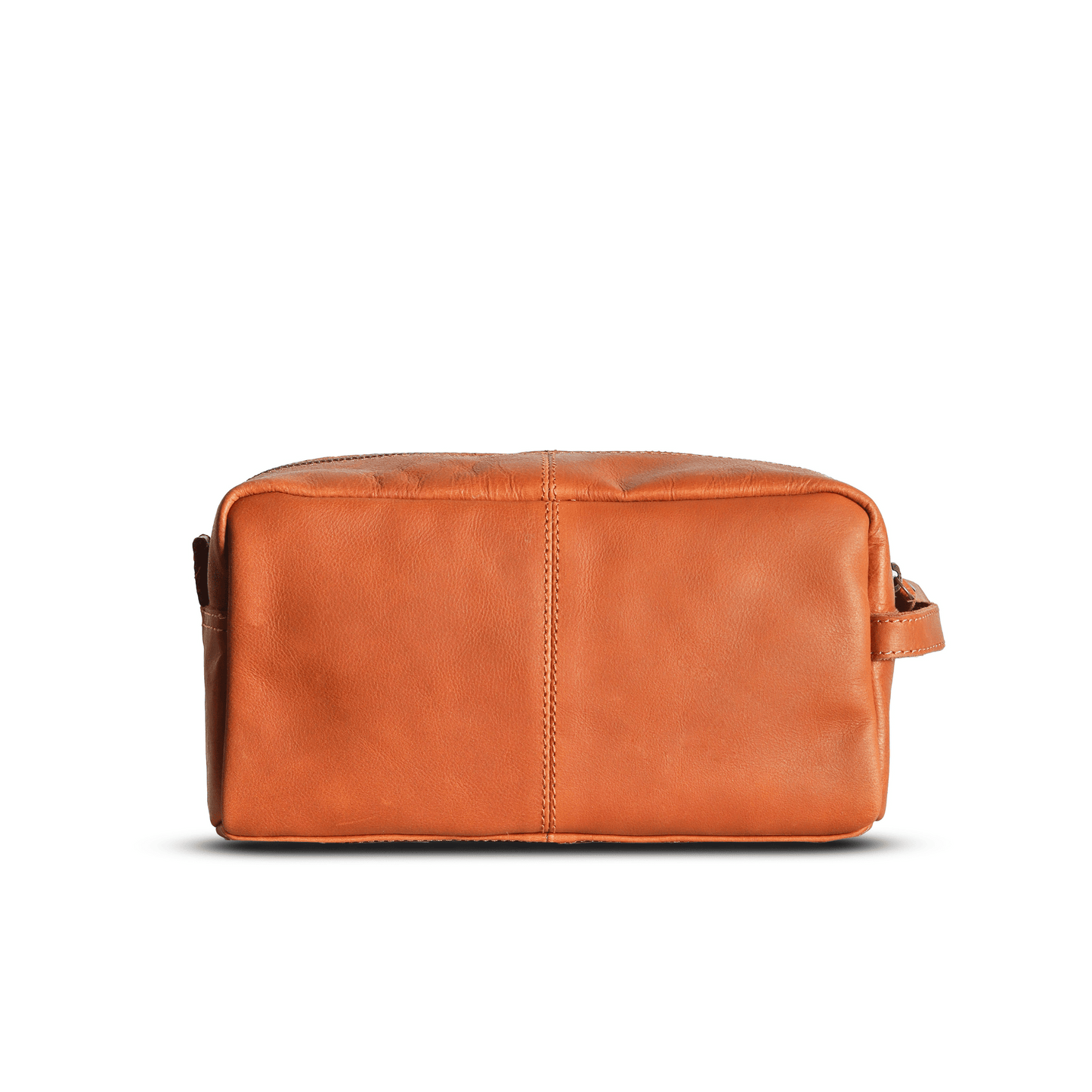 ON the go pouch Genuine Leather Tolietry Bag Tan Touch