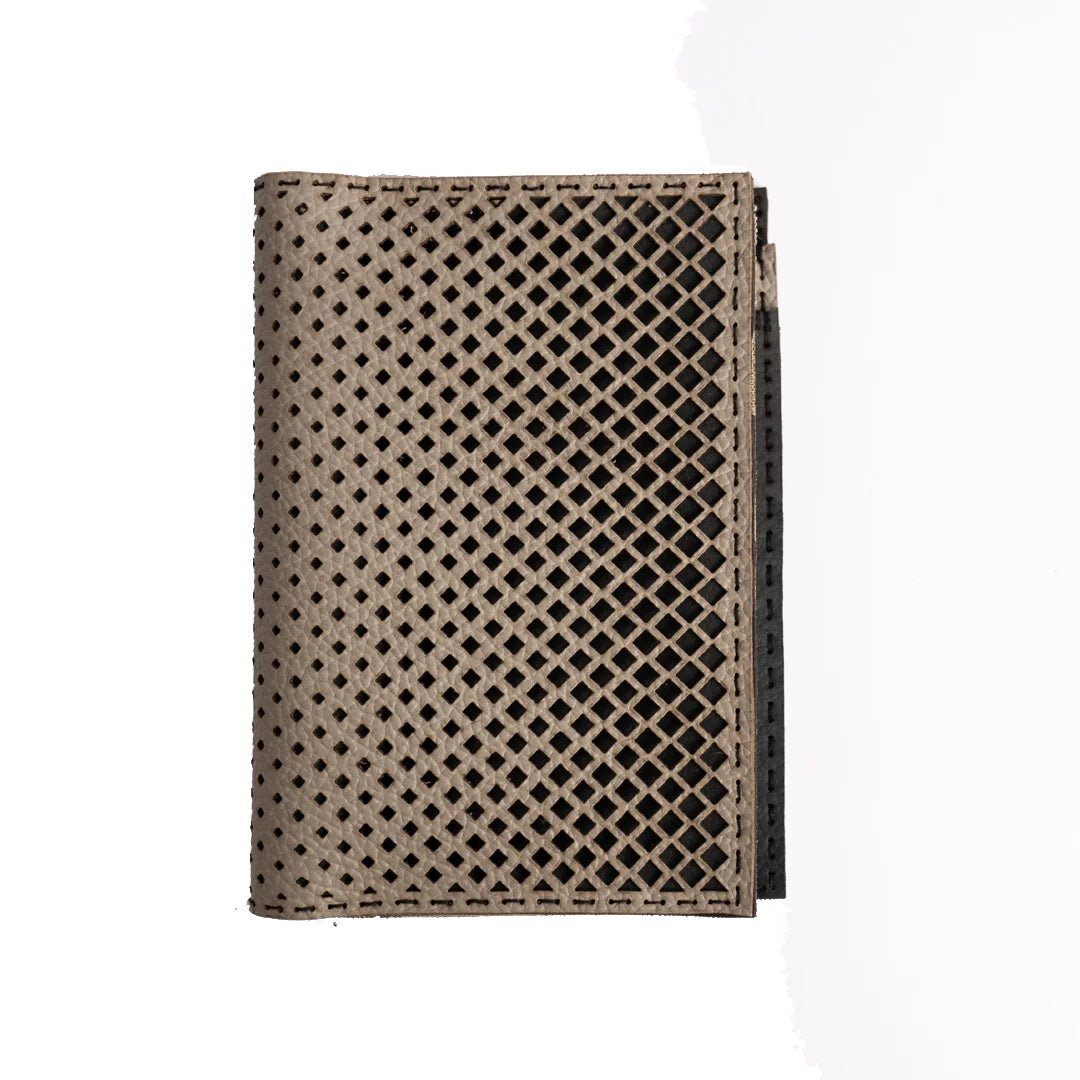 Hand Made And Upcycled Designer Wallets - Polka Black