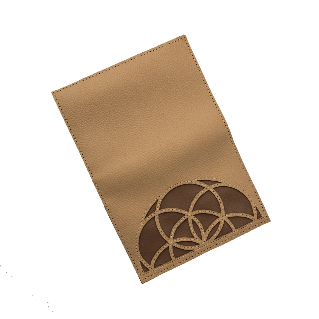 Hand Made And Upcycled Designer Wallets - Mandala (Brown)