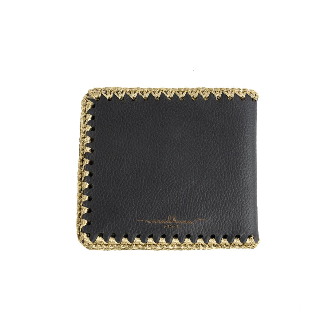 Hand Made And Upcycled Designer Wallets - Classic Black