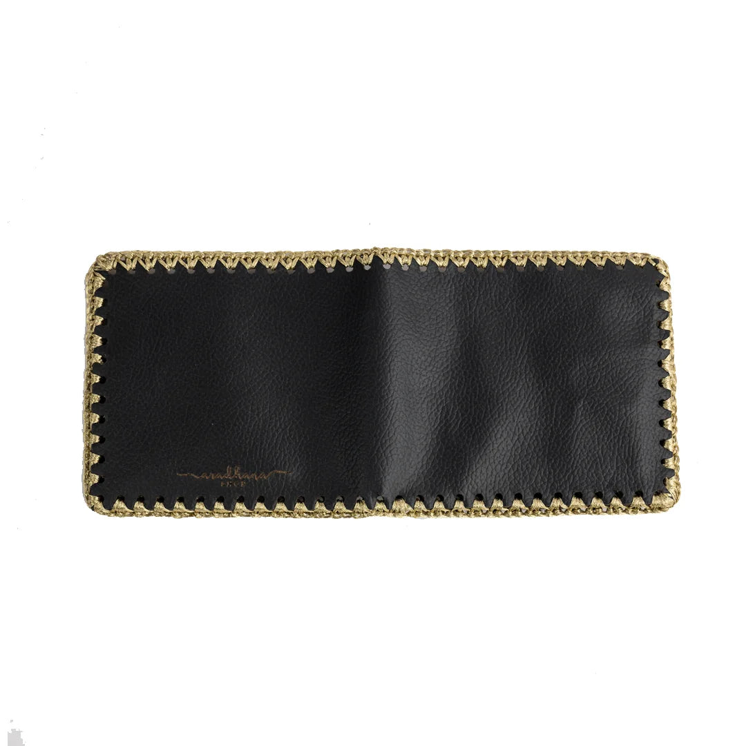 Hand Made And Upcycled Designer Wallets - Classic Black