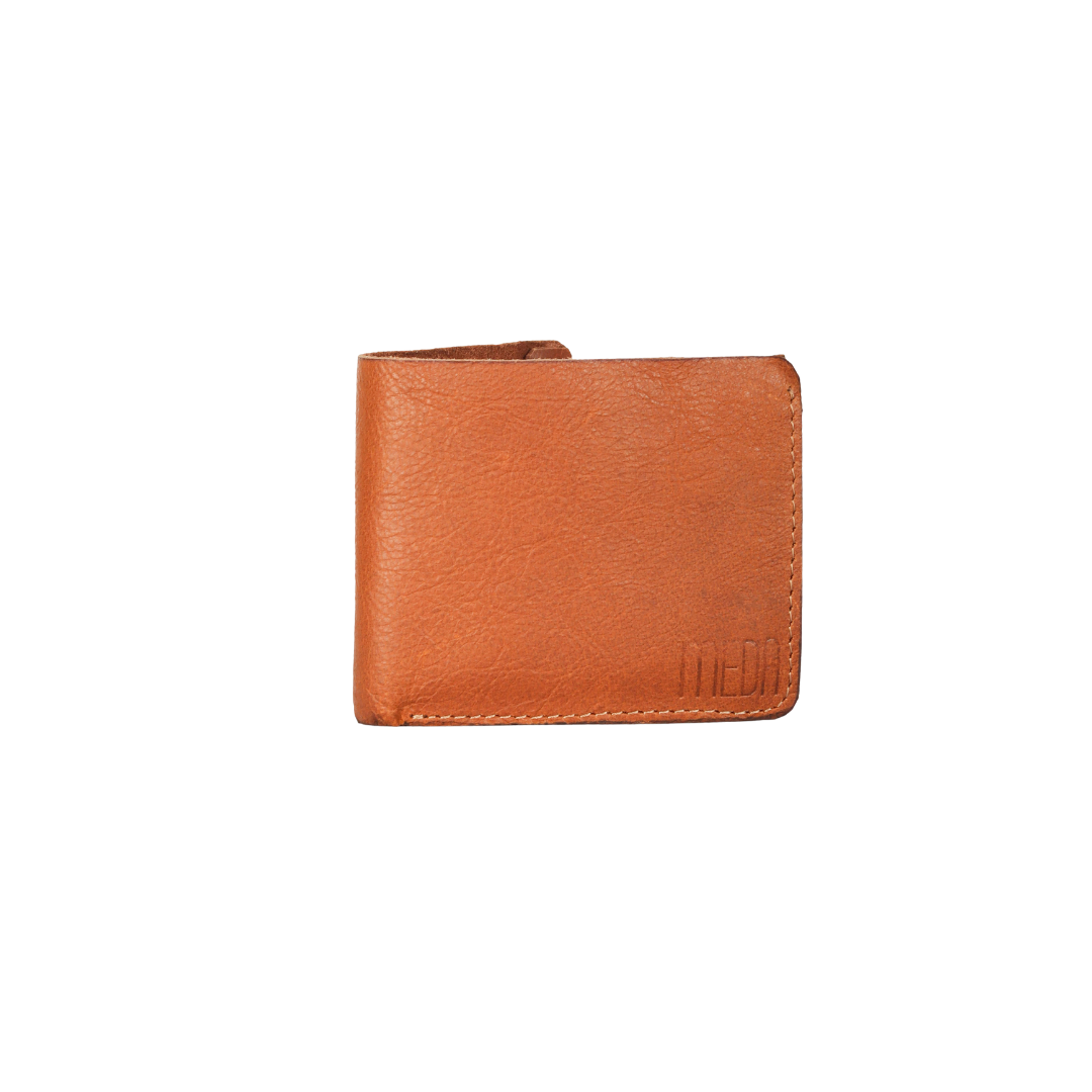 Mini Glam Leather Wallet Muddy Brown