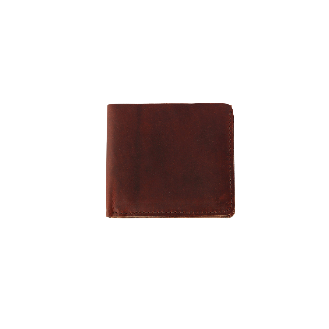 Mini Glam Leather Wallet Muddy Brown