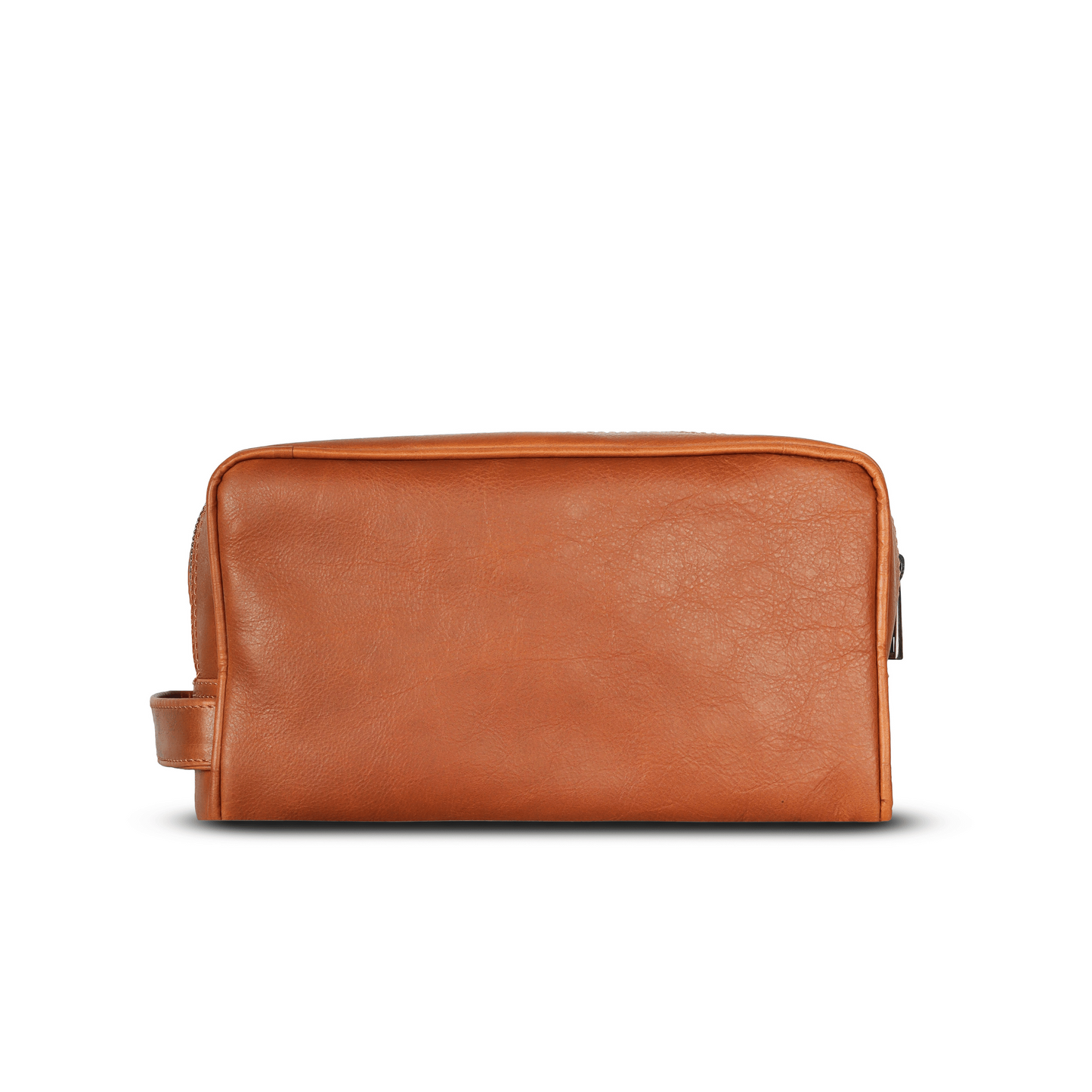 Travel Refresh Genuine Leather Tolietry Bag Tan Touch